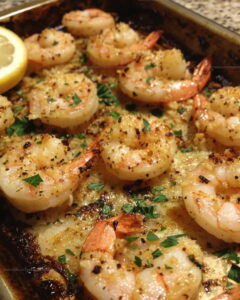 Garlic Parmesan Baked Shrimp Recipe