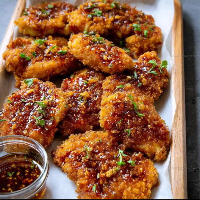Making Baked Crunchy Hot Honey Chicken From Start To Finish