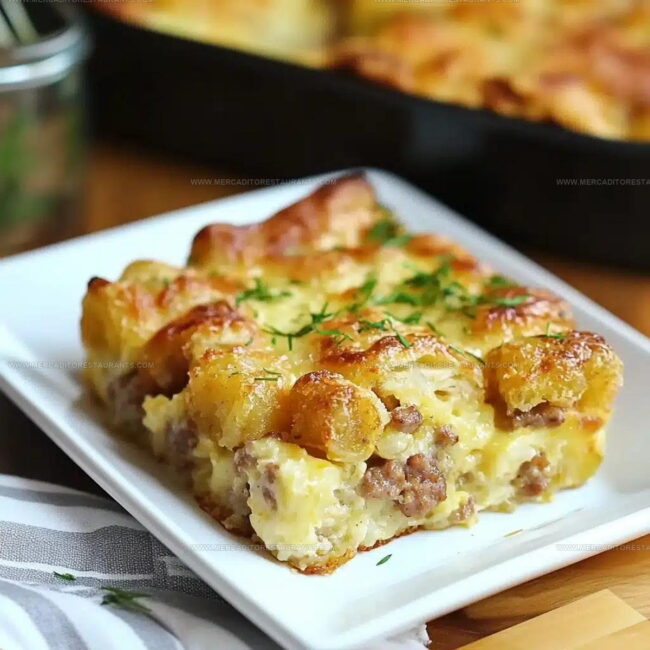 How to Make Tater Tot Sausage Breakfast Casserole