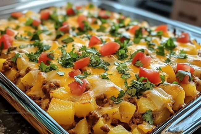 How Do You Prepare Taco Potato Casserole