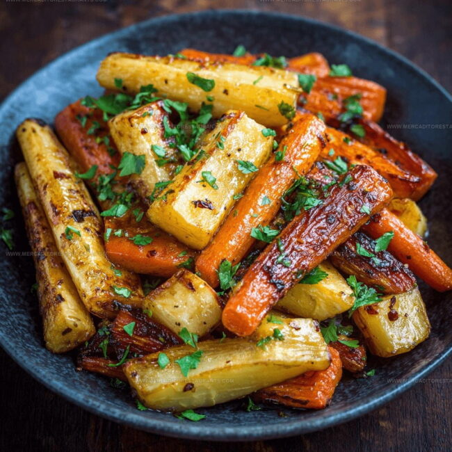 Cooking Method for Honey Roasted Carrots and Parsnips