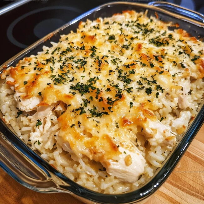 Easy Way to Prepare Garlic Butter Chicken and Rice Casserole