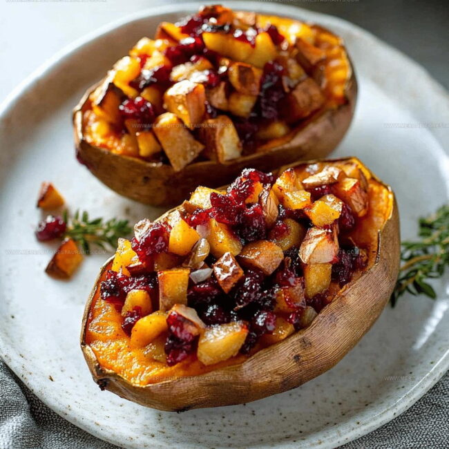 Notes For Best Results With Cranberry Apple Twice Baked Sweet Potatoes