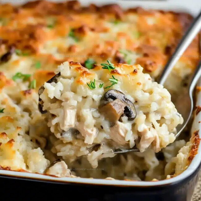 Technique for Reaching a Creamy Texture in Rice Casseroles