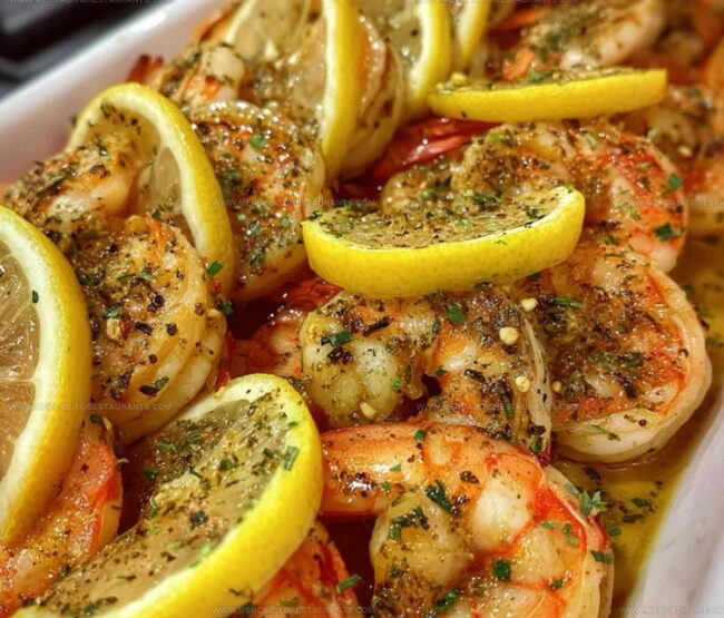 Cooking Method for Italian Shrimp Lemon Bake