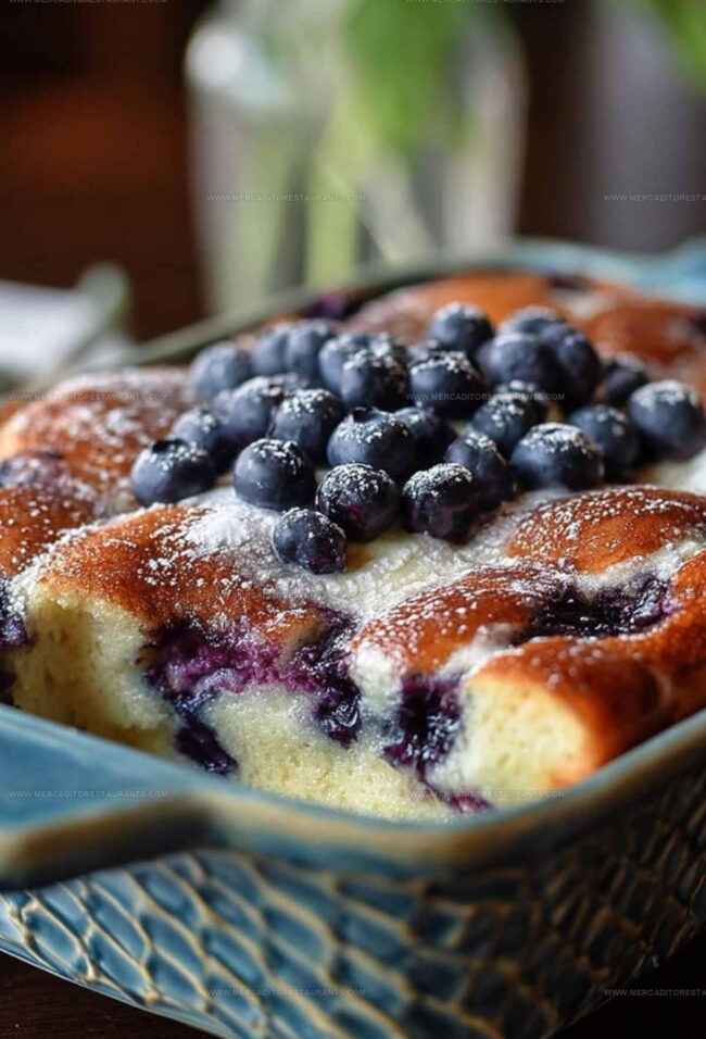 Blueberry Pancake Casserole Instructions