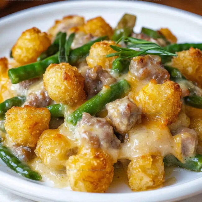 Why Green Bean Casserole with Tater Tots Feels Extra Cozy