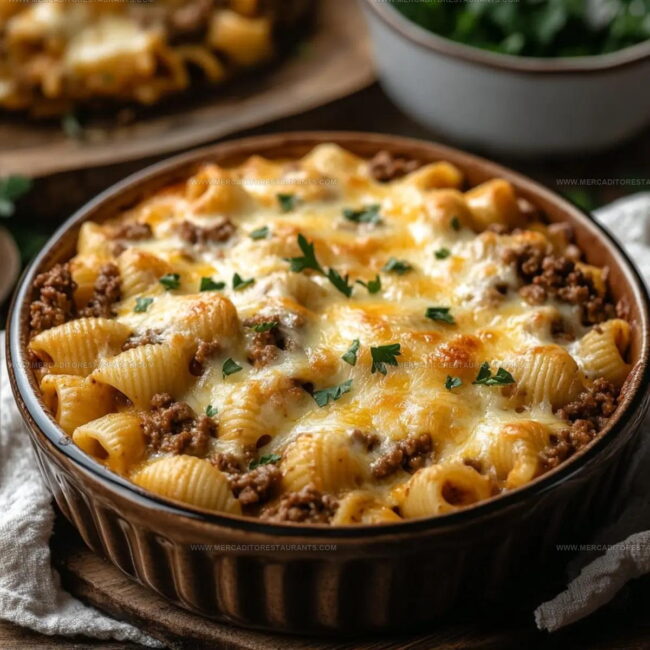 Creamy Beef Shell Casserole Storage