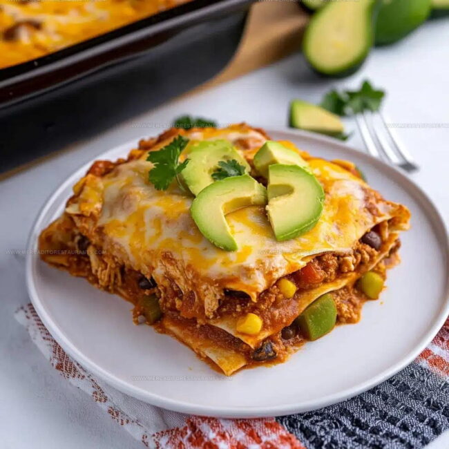 Simple Way to Make Bean and Cheese Enchilada Casserole