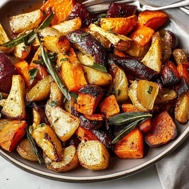 Steps for Making Honey Roasted Root Vegetables