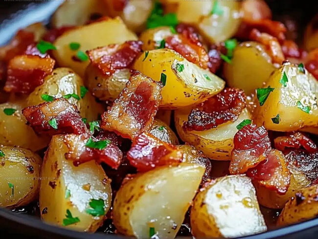 Bacon Honey Potatoes Roasting Instructions
