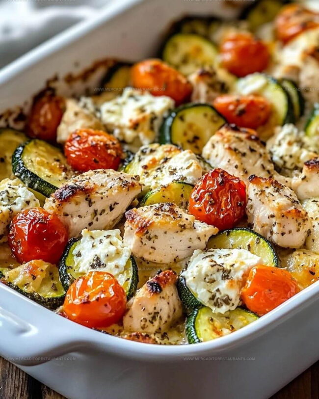 What Makes Mediterranean Chicken Zucchini Bake So Balanced