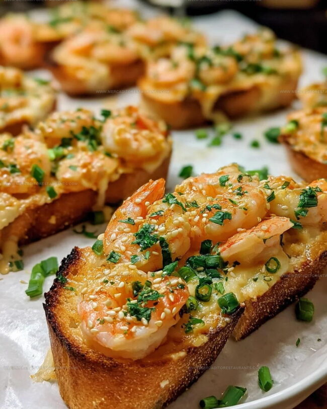 Preparing Baked Shrimp Toast Step By Step