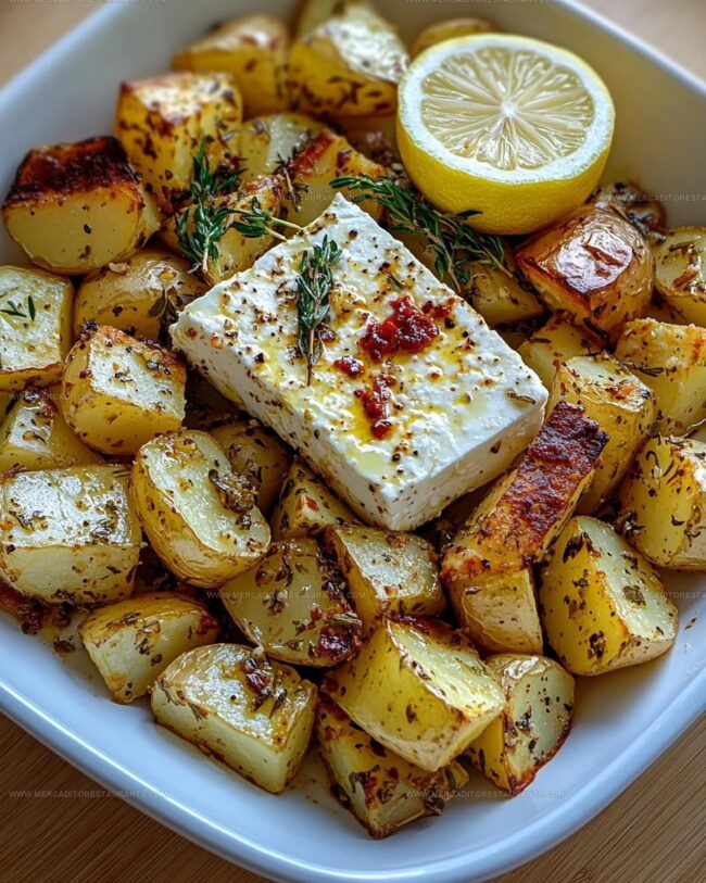 How To Enhance Baked Feta Potatoes