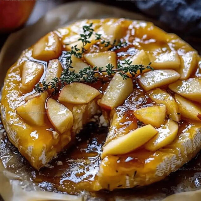Why Baked Brie with Apples and Thyme Feels Fancy