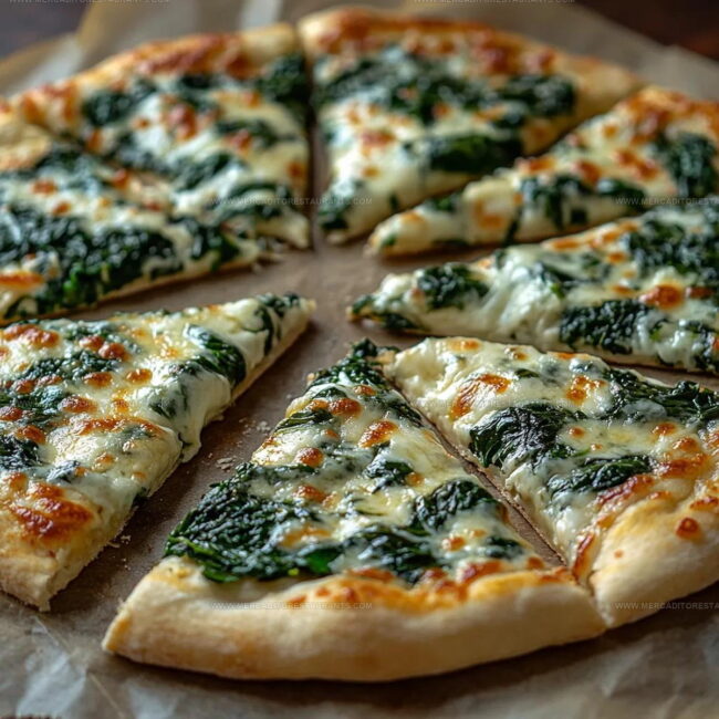 Why Greek Roasted Garlic Spinach White Pizza Is Always A Hit