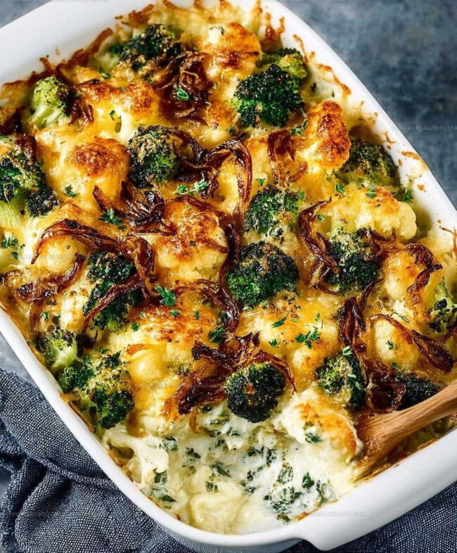 Baking Instructions for Broccoli Cauliflower Casserole