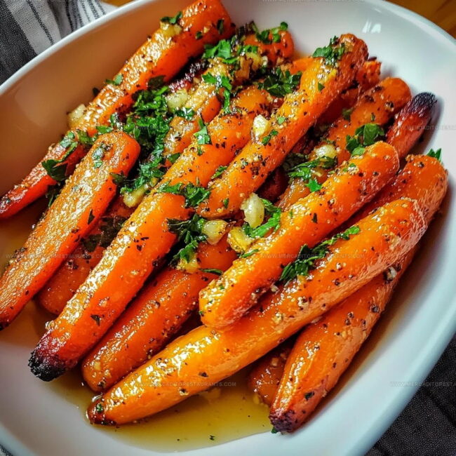 Steps to Prepare Honey Garlic Butter Roasted Carrots