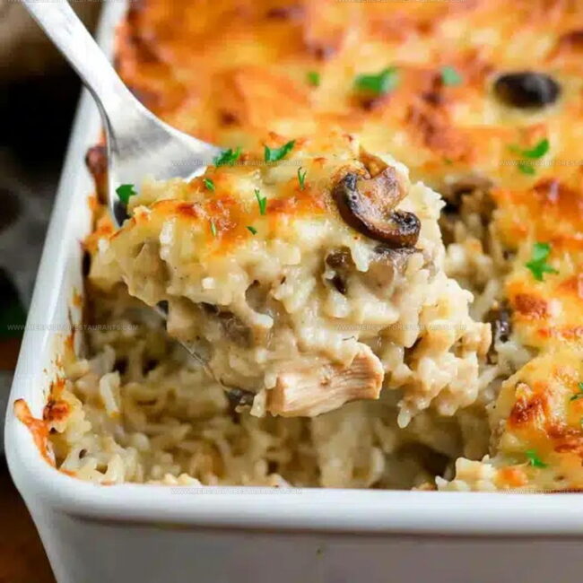 Chicken Rice and Mushroom Base for this Casserole