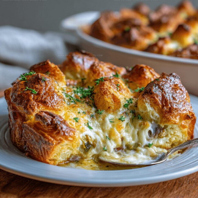 Cooking Method for Savory Croissant Breakfast Bake