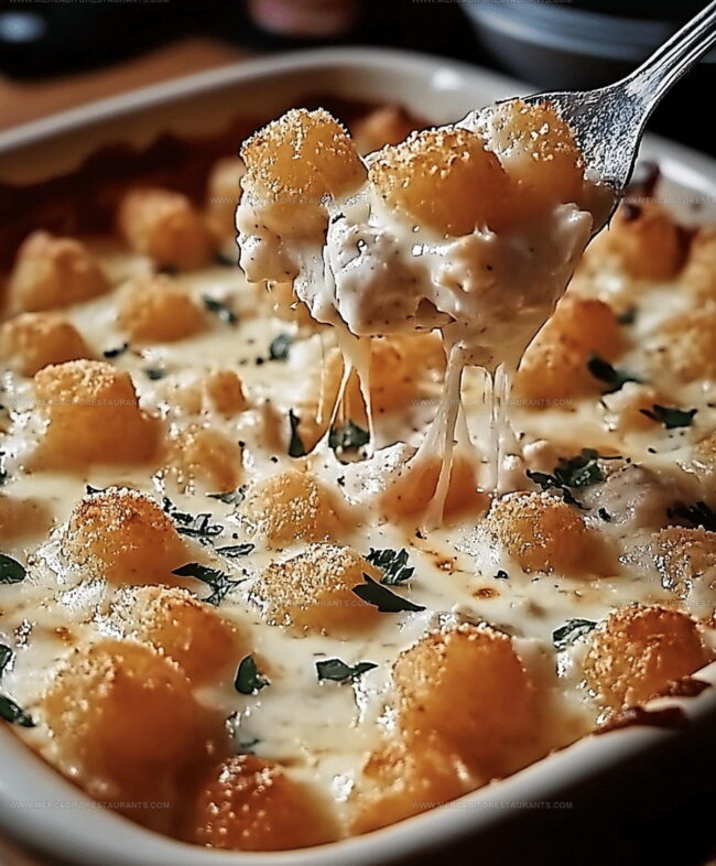 Key Details That Matter For Chicken Alfredo Tater Tot Casserole