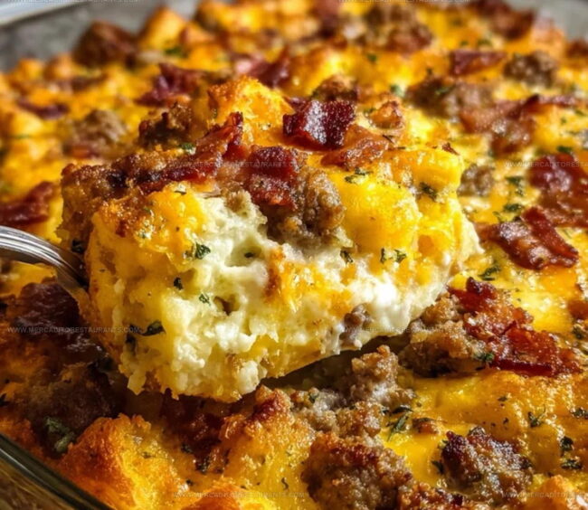 Preparing Crack Breakfast Casserole Step by Step