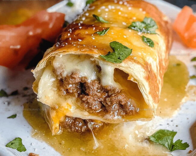 How to Make Baked Beef Chimichangas