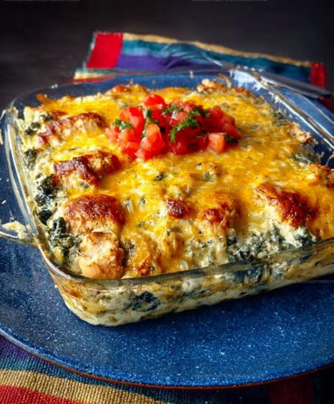 Step-by-Step Assembly for Chicken Tortilla Spinach Casserole