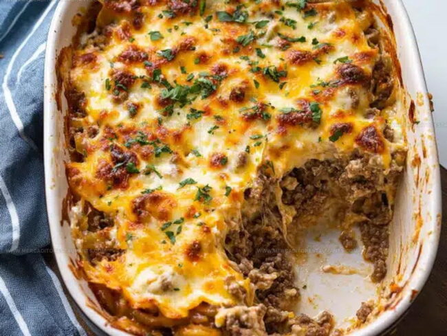 Ground Beef Potatoes And Pantry Staples In Hobo Casserole
