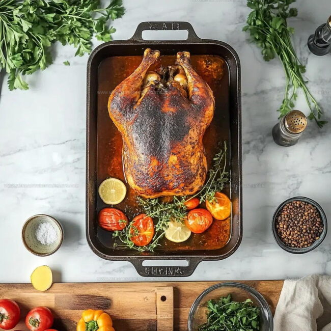 Cooking Process for Roast Whole Chicken