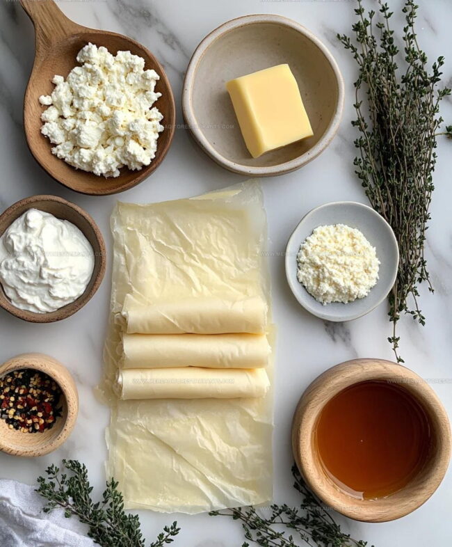 Chili Honey Feta Roll Ingredient Mix