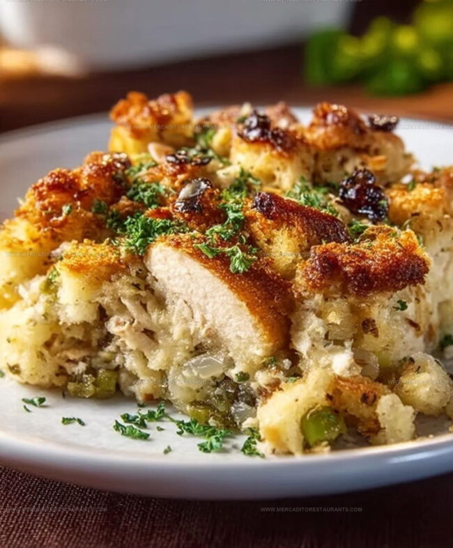 Baking Directions for Chicken Stuffing Casserole