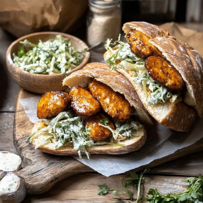 Finishing Touches That Elevate Chicken Pitas With Ranch Slaw