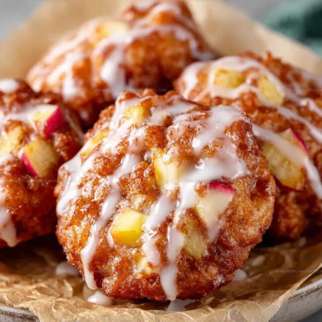 Steps for Making Baked Apple Fritters