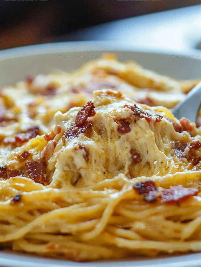 What Makes Baked Bacon Cream Cheese Spaghetti So Satisfying