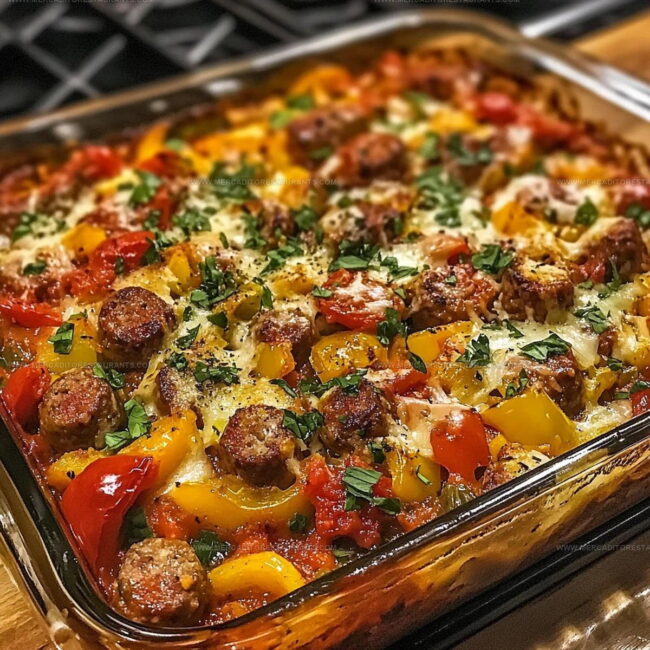 Classic Way to Make Italian Sausage Pepper Casserole