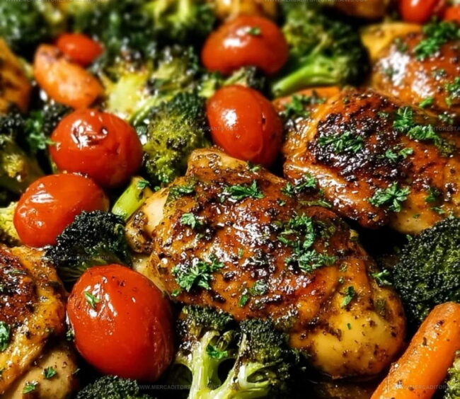 Complete Recipe Instructions for Balsamic Chicken and Veggie Sheet Pan