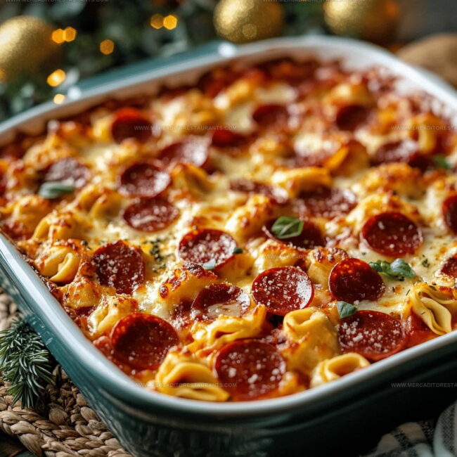 Preparation Notes for Tortellini Pepperoni Pizza Casserole