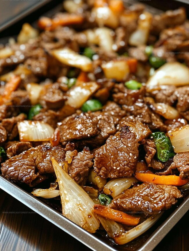 Steps for Making Sheet Pan Beef Bulgogi