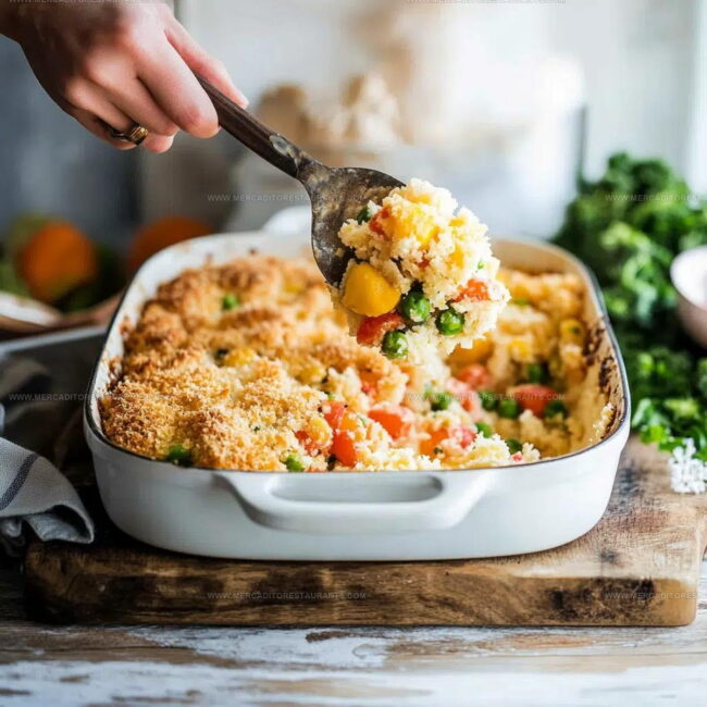 Directions for Creamy Vegetable Casserole