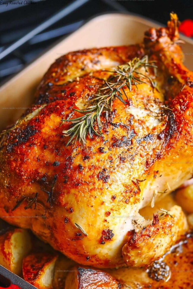 Juicy Oven Roasted Chicken Cooking Directions