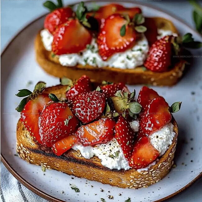 Why Strawberry Whipped Ricotta Toast Feels Special