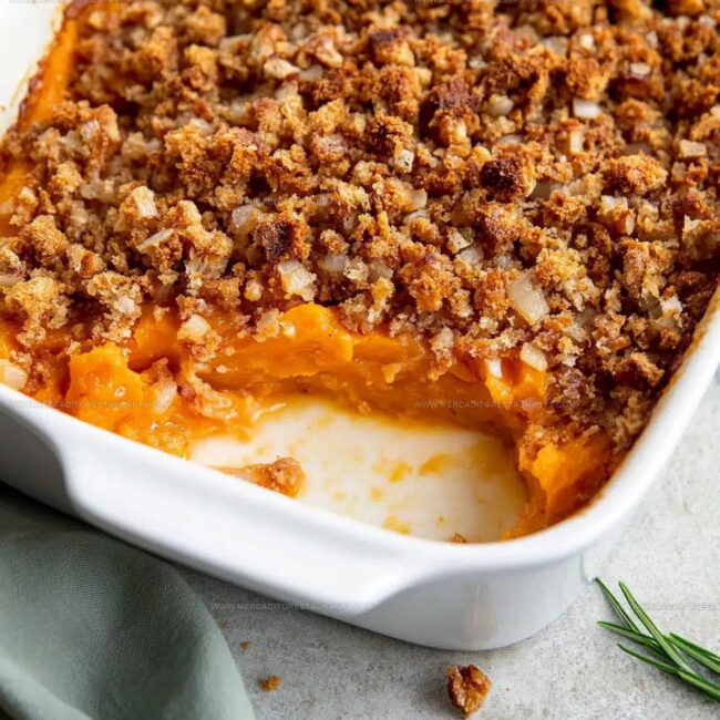 Classic Method for Ruth’s Chris–Style Sweet Potato Casserole
