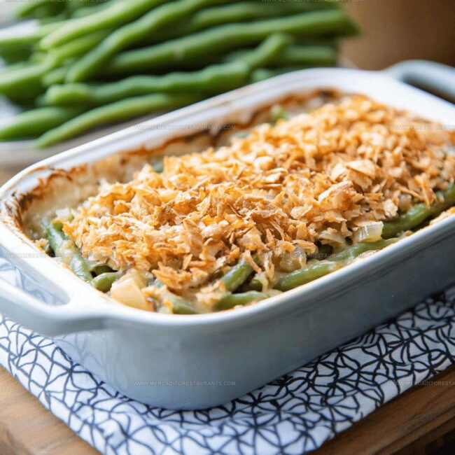 Cooking Notes For Quick And Easy Green Bean Casserole