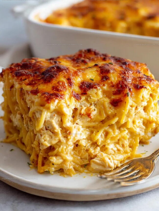 Preparing Chicken Spaghetti Bake Step by Step