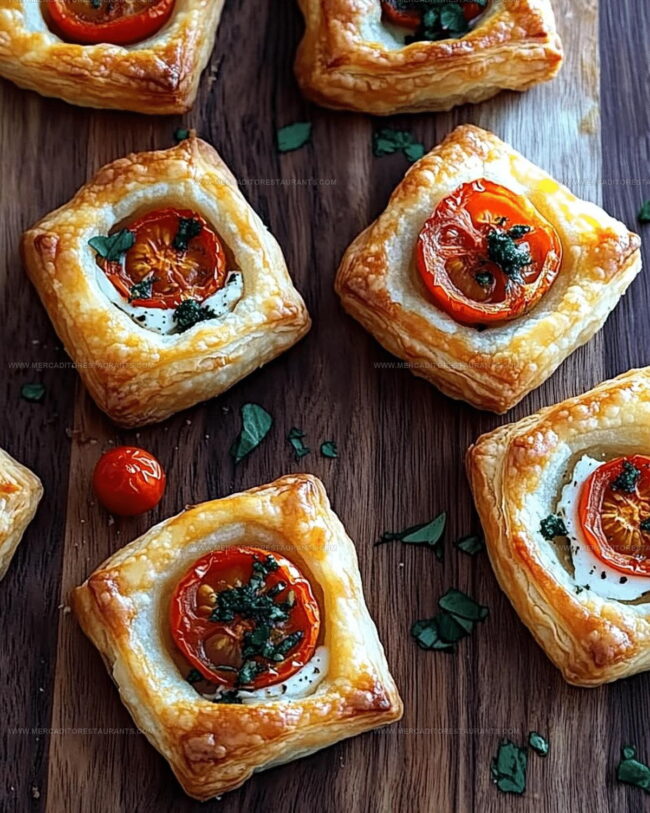 Smart Notes for Goat Cheese And Roasted Tomato Puff Pastry Tartlets