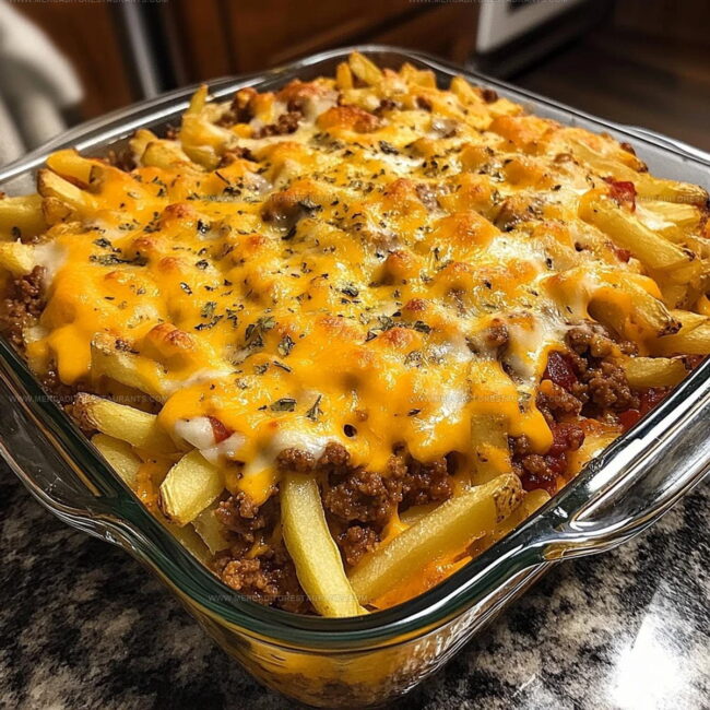 How Do You Prepare Cheeseburger French Fry Casserole