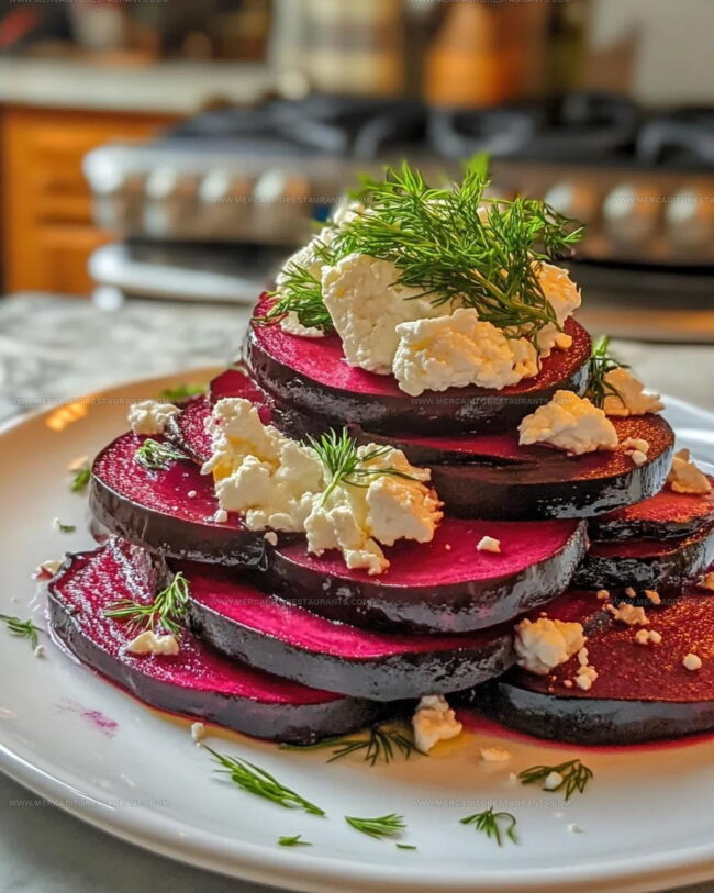 Best Reasons To Try Beet And Feta Napoleons With Honey Herb Dressing