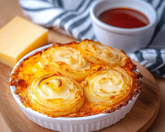 Preparation Steps for Onion Crisp Bakes
