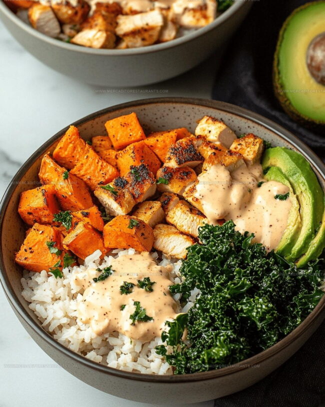 What Sets Roasted Chicken Sweet Potato Rice Bowl Apart